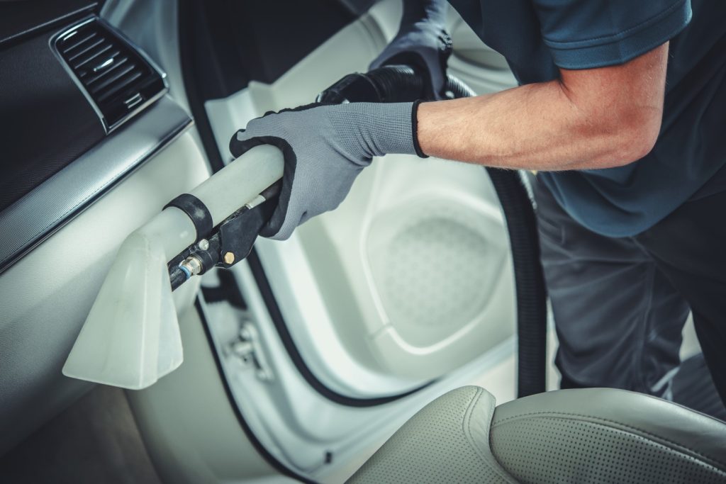 Interior car detailing for a healthier car environment.